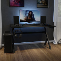 Flash Furniture NAN-NJ-TG-D1904-GG Gaming Desk 45.25